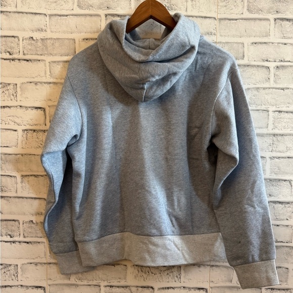 NWT! Women’s Alpine Design buttery soft light blue heather hooded sweatshirt M - Picture 2 of 4